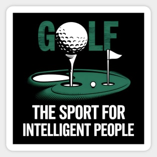 Golf – The Sport for Intelligent People Funny Sticker